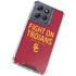 University of Southern California Fight On Trojans Red Moto G Play 5G (2025) Clear Case