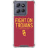 University of Southern California Fight On Trojans Red Moto G Power 5G (2025) Clear Case