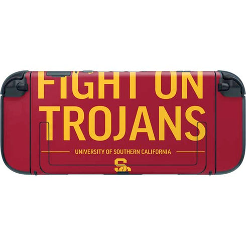 University of Southern California Fight On Trojans Red Nintendo Switch 2 (2025) with Joy-Con Skin