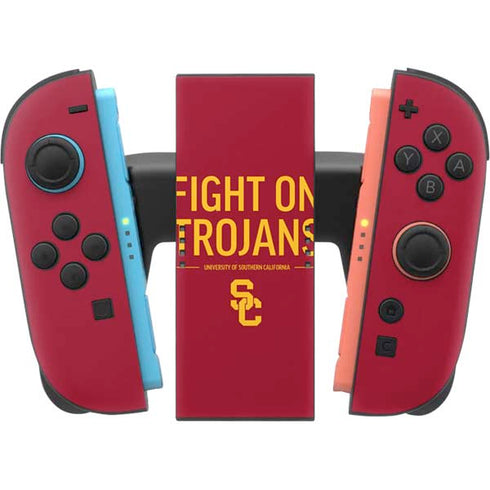 University of Southern California Fight On Trojans Red Nintendo Switch 2 (2025) Joy-Con Controller Skin