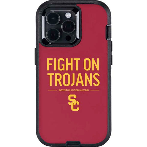 University of Southern California Fight On Trojans Red Otterbox Defender iPhone Skin