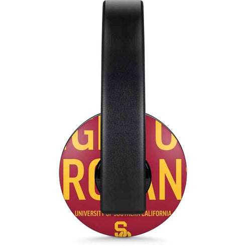 University of Southern California Fight On Trojans Red PlayStation 4 Gold Wireless Headset Skin