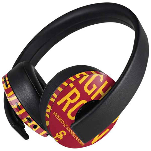 University of Southern California Fight On Trojans Red PlayStation 4 Gold Wireless Headset Skin