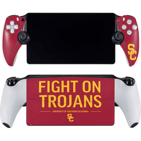 University of Southern California Fight On Trojans Red PlayStation PS5 Skins