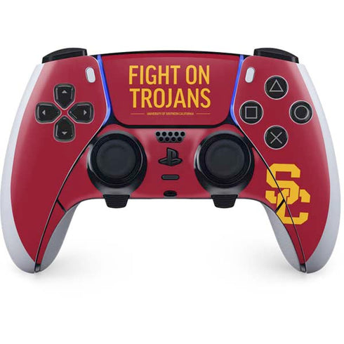 University of Southern California Fight On Trojans Red PlayStation PS5 Skins