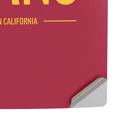 University of Southern California Fight On Trojans Red PS5 Pro Disk Console Skin