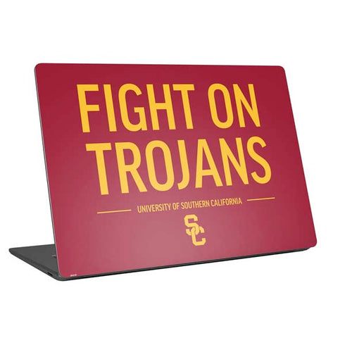 University of Southern California Fight On Trojans Red Universal Laptop 16in (13 x 9.4in) Skin