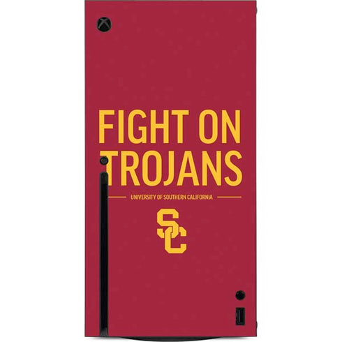 University of Southern California Fight On Trojans Red Xbox Series X Console Skin