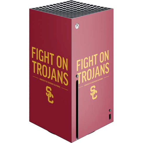 University of Southern California Fight On Trojans Red Xbox Series X Console Skin