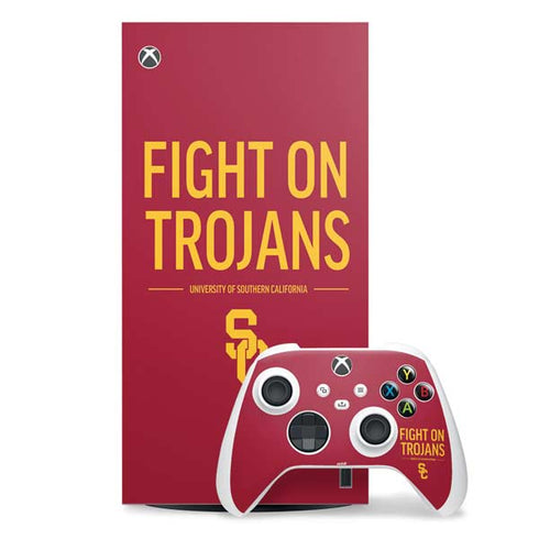 University of Southern California Fight On Trojans Red Xbox Series X Skins