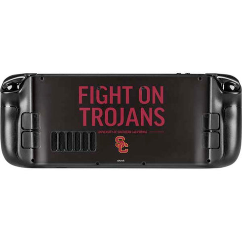 University of Southern California Fight On Trojans Steam Deck Handheld Gaming Computer Skin