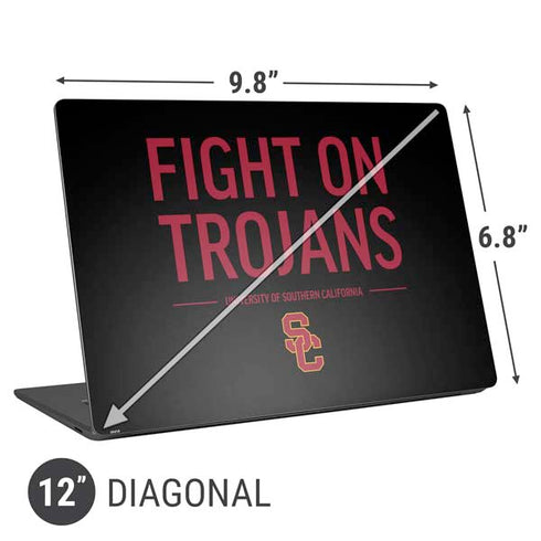 University of Southern California Fight On Trojans Universal Laptop 12in (9.8 x 6.8in) Skin