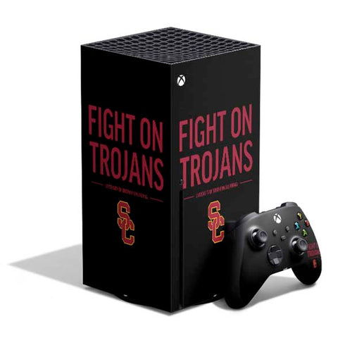 University of Southern California Fight On Trojans Xbox Series X Bundle Skin