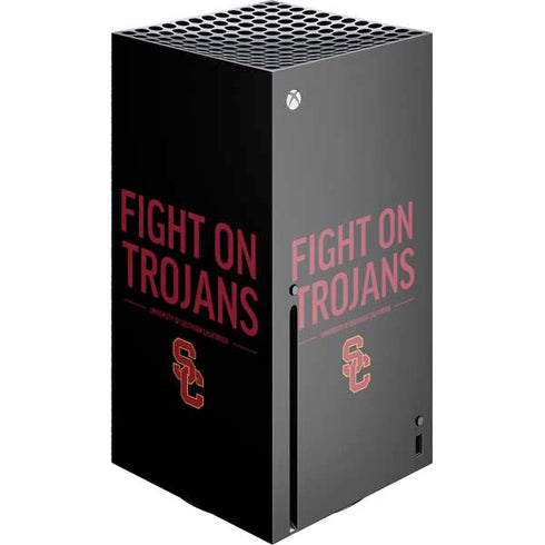 University of Southern California Fight On Trojans Xbox Series X Console Skin