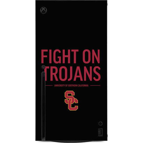 University of Southern California Fight On Trojans Xbox Series X Console Skin