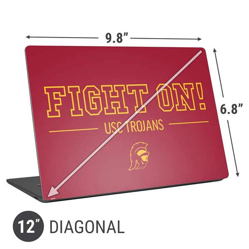 University of Southern California Fight On Universal Laptop 12in (9.8 x 6.8in) Skin