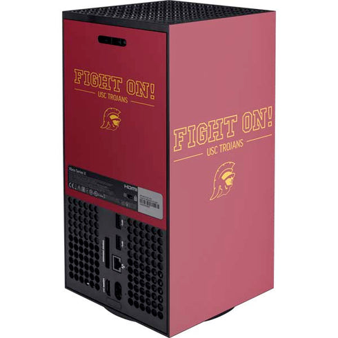 University of Southern California Fight On XBox Series X Digital Edition Console Skin