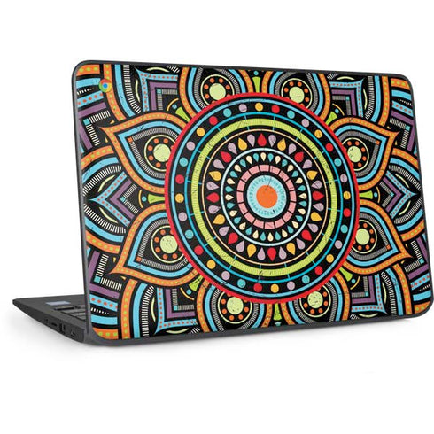 Finding Center Colored HP Chromebook Skin
