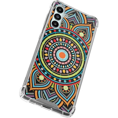 Finding Center Colored Gabb Phone 4 Clear Case