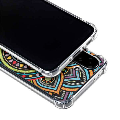 Finding Center Colored Galaxy A36 5G Clear Case