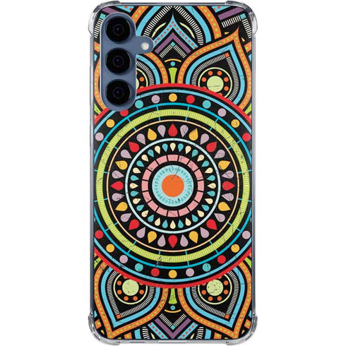 Finding Center Colored Galaxy A55 5G Clear Case