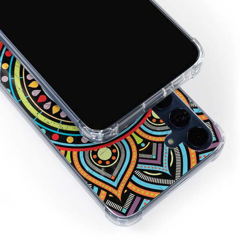 Finding Center Colored Galaxy A55 5G Clear Case