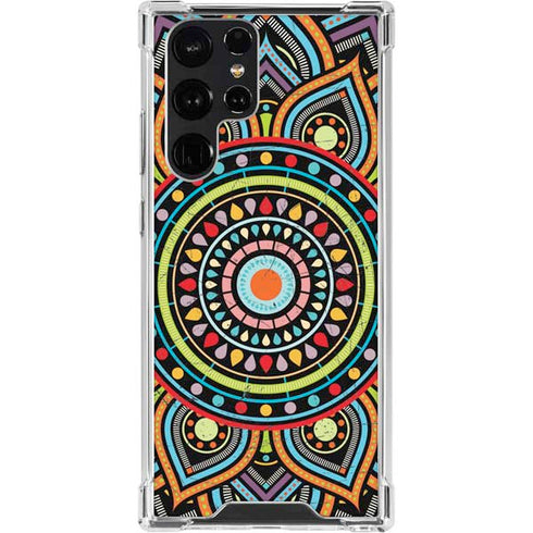 Finding Center Colored Galaxy S23 Ultra Clear Case