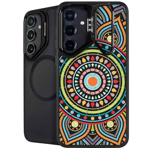 Finding Center Colored Galaxy S24 Kickstand Case