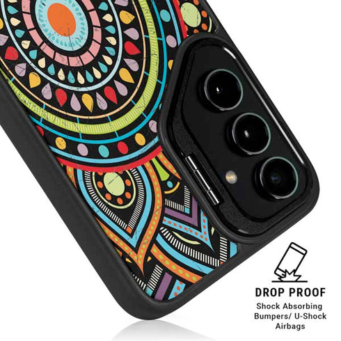Finding Center Colored Galaxy S25 Kickstand Case