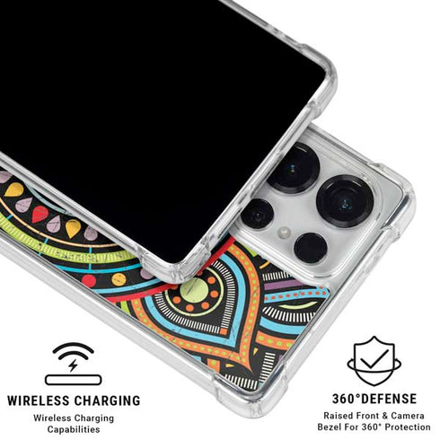Finding Center Colored Galaxy S26 Ultra Clear Case