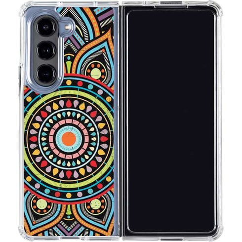 Finding Center Colored Galaxy Z Fold5 5G Clear Case