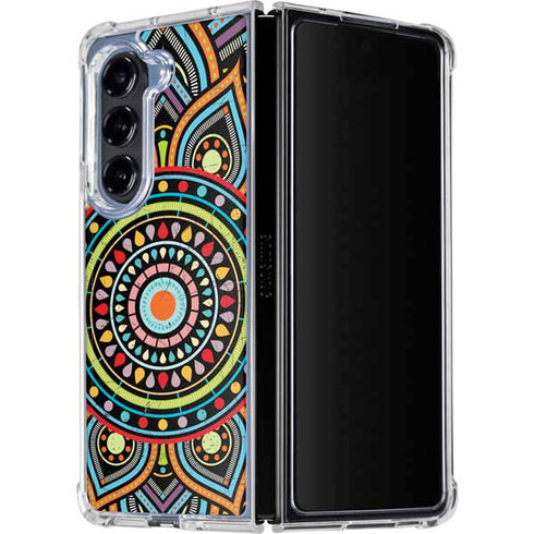 Finding Center Colored Galaxy Z Fold5 5G Clear Case