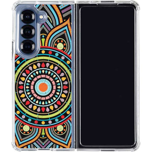 Finding Center Colored Galaxy Z Fold6 Clear Case