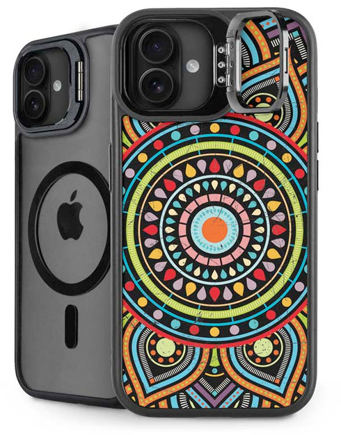 Finding Center Colored iPhone 16 Kickstand Case