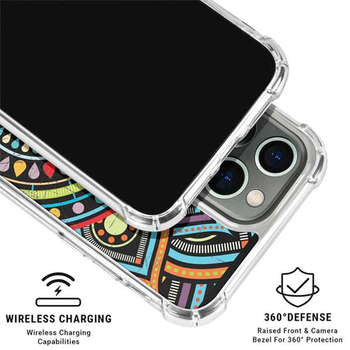 Finding Center Colored iPhone 16 Pro Max Clear Case