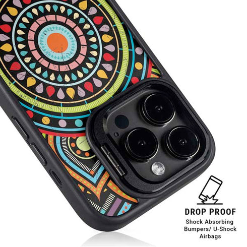 Finding Center Colored iPhone 16 Pro Max Kickstand Case