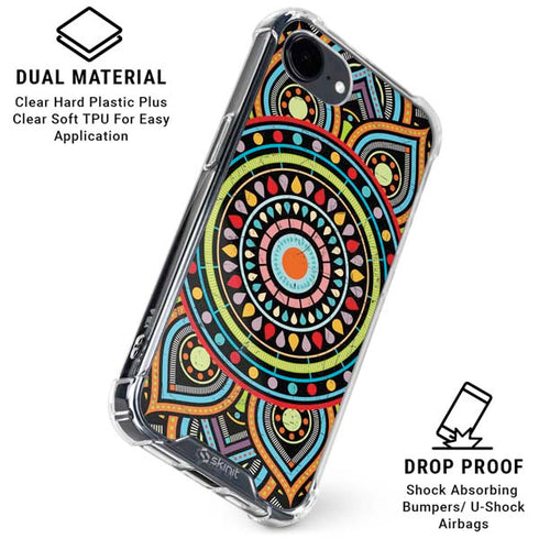 Finding Center Colored iPhone 16e Clear Case