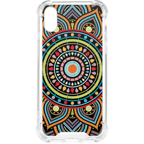Finding Center Colored iPhone XS Clear Case