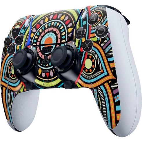 Finding Center Colored PS5 DualSense Edge Pro Controller Skin