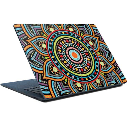 Finding Center Colored Surface Laptop Skin