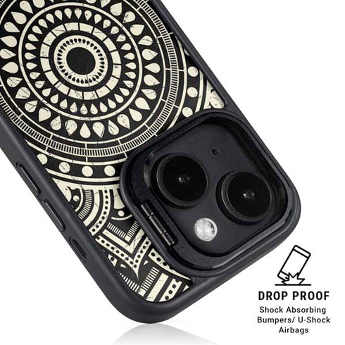 Finding Center iPhone 15 Kickstand Case