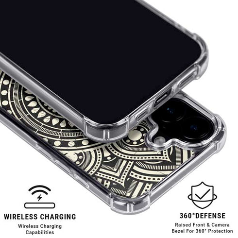 Finding Center iPhone 16 Plus Clear Case