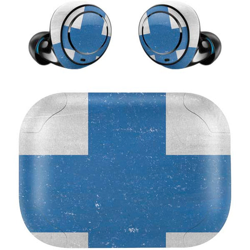 Finland Flag Distressed Amazon Echo Buds Skin
