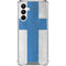 Finland Flag Distressed Galaxy A16 5G Clear Case