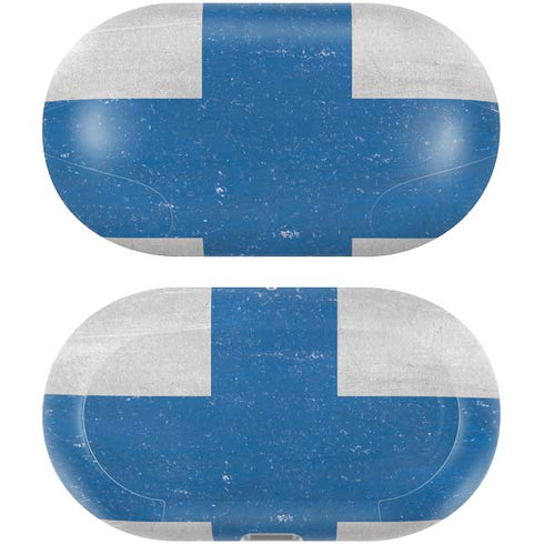 Finland Flag Distressed Galaxy Buds Plus Skin