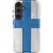 Finland Flag Distressed Galaxy S25 Impact Case