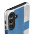 Finland Flag Distressed Galaxy S25 Impact Case