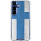 Finland Flag Distressed Galaxy S25 Clear Case