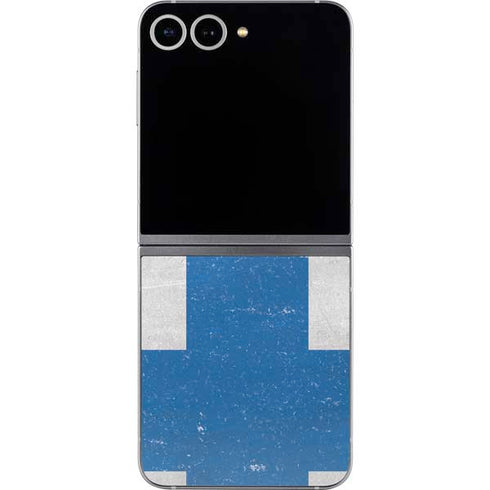 Finland Flag Distressed Galaxy Z Flip6 Skin
