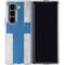Finland Flag Distressed Galaxy Z Fold5 5G Clear Case
